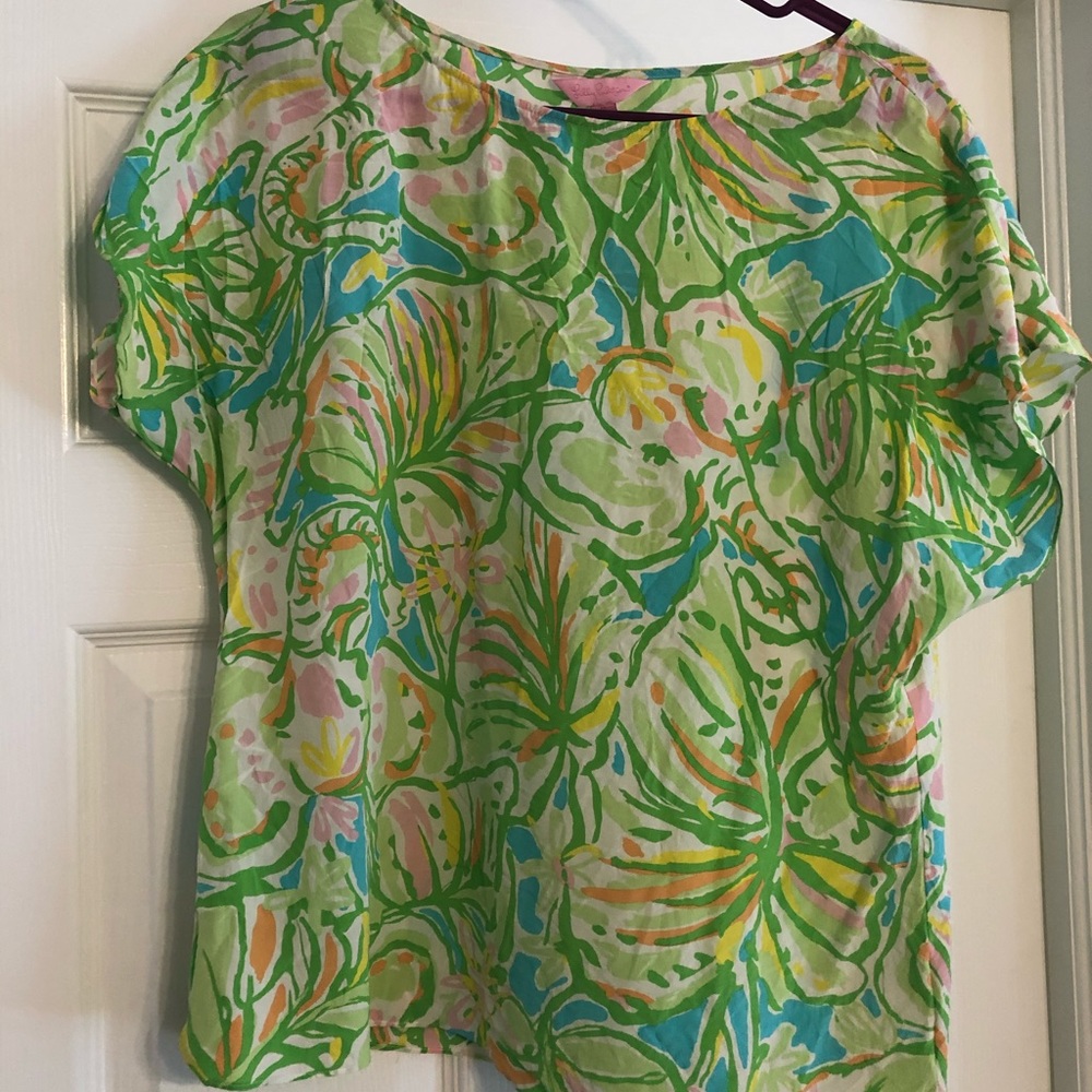 Lilly Pulitzer silk top